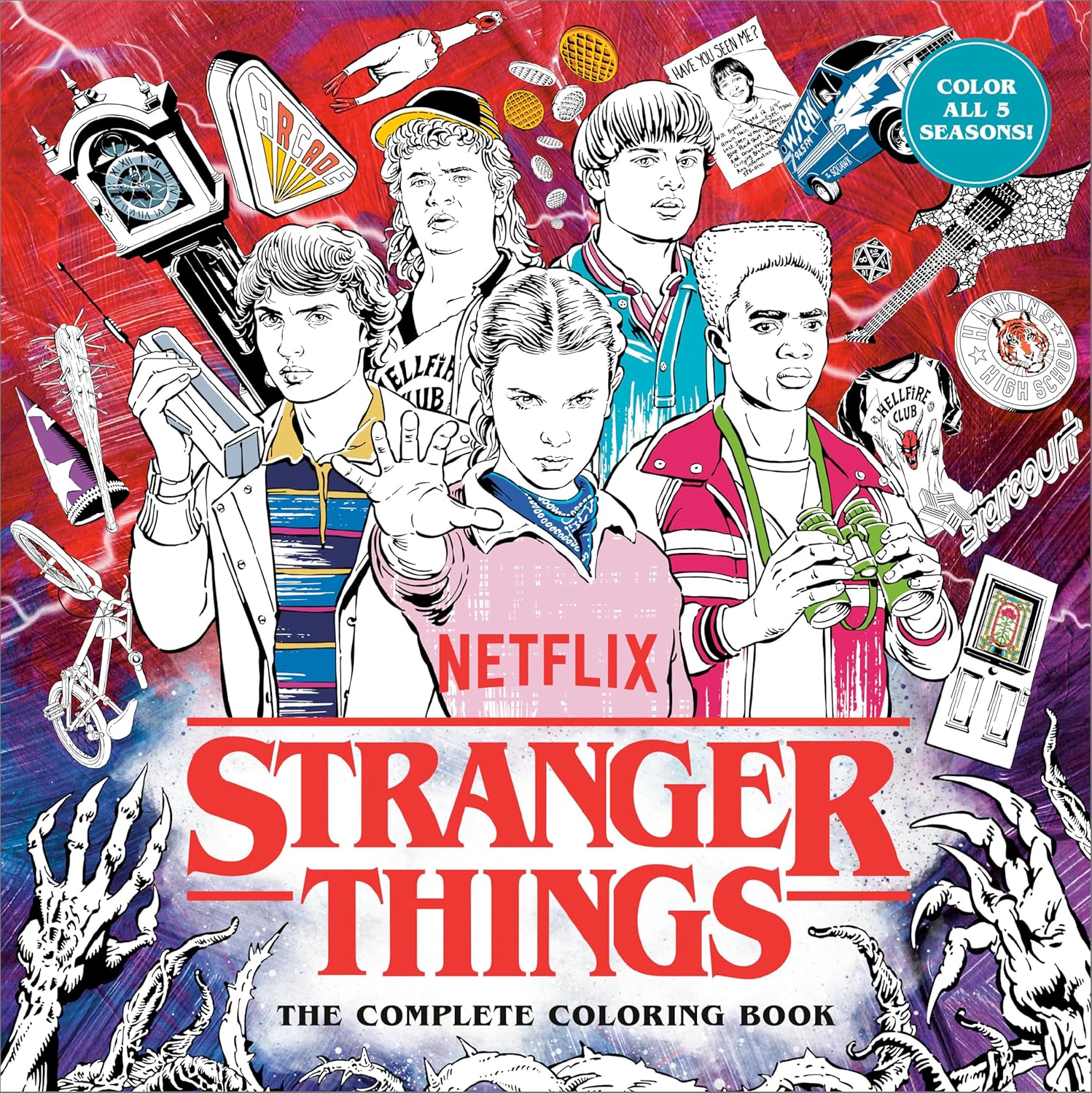 Stranger Things: The Complete Coloring Book (Color All Five Seasons!) by Netflix 20 9798217091515