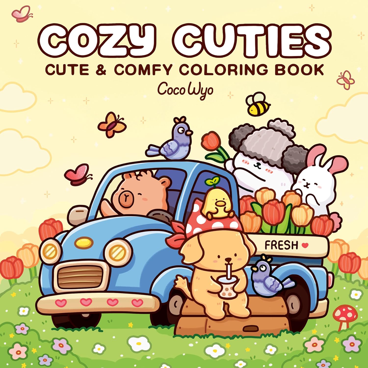 Cozy Cuties: Coloring Book For Adults And Kids by Wyo. Coco 20 9798217116850