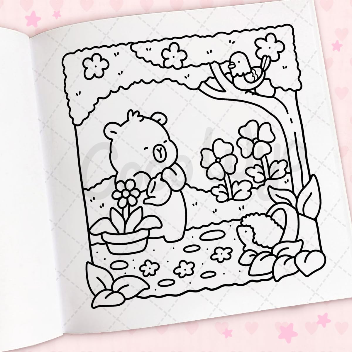 Cozy Cuties: Coloring Book For Adults And Kids by Wyo. Coco 20 9798217116850_4