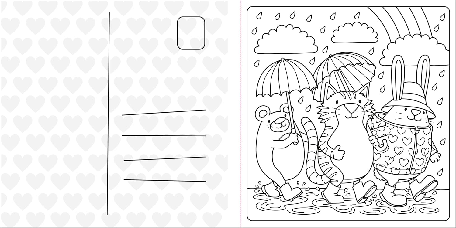 Super Cuties: A Cozy Coloring Book About Love W/ Tear-Out Valentines by Bay. Ros 20 9798217131839_2