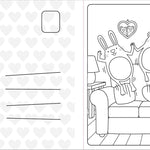 Super Cuties: A Cozy Coloring Book About Love W/ Tear-Out Valentines by Bay. Ros 20 9798217131839_3