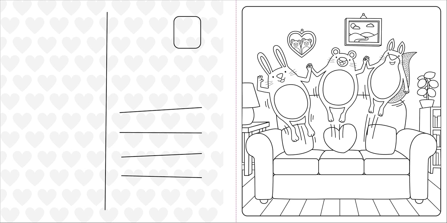 Super Cuties: A Cozy Coloring Book About Love W/ Tear-Out Valentines by Bay. Ros 20 9798217131839_3