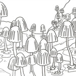 Facinating Fungi: Over 75 Mushroom Wonders To Color by Dk 9798217137756_6