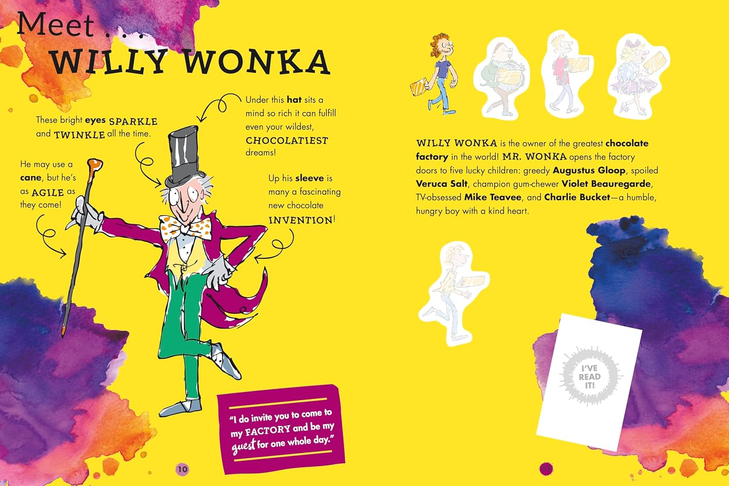 Roald Dahl: Big Official Sticker Book by Blake. Quentin 9798217143368_1