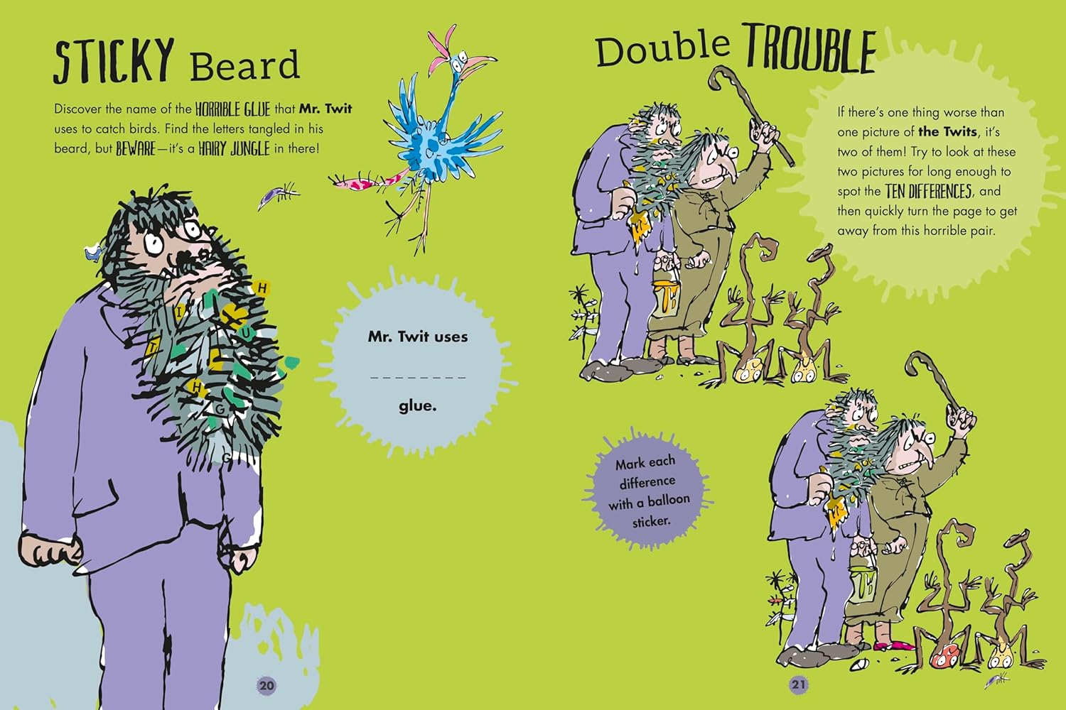 Roald Dahl: Big Official Sticker Book by Blake. Quentin 9798217143368_3