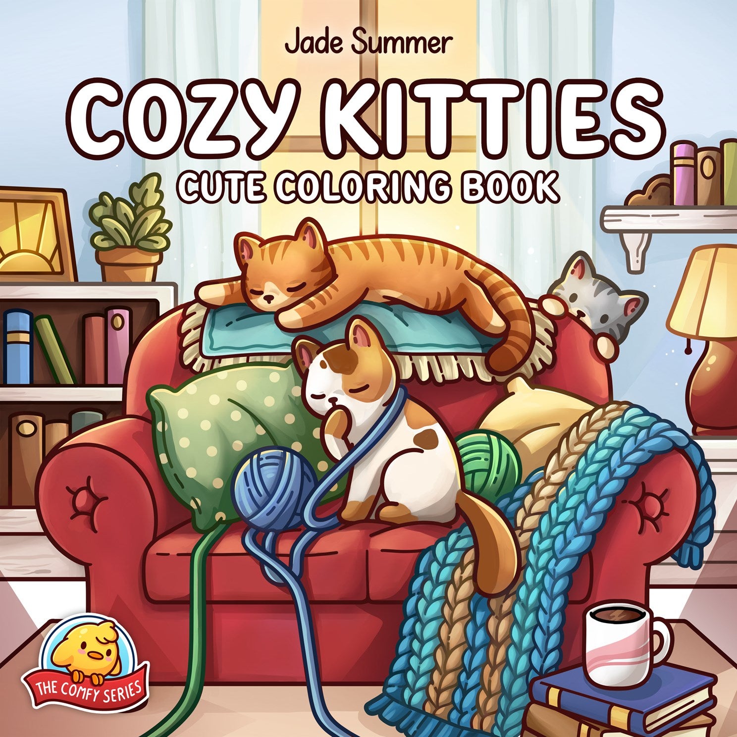 Cozy Kitties: Cute Coloring Book by Summer. Jade 20 9798217186495