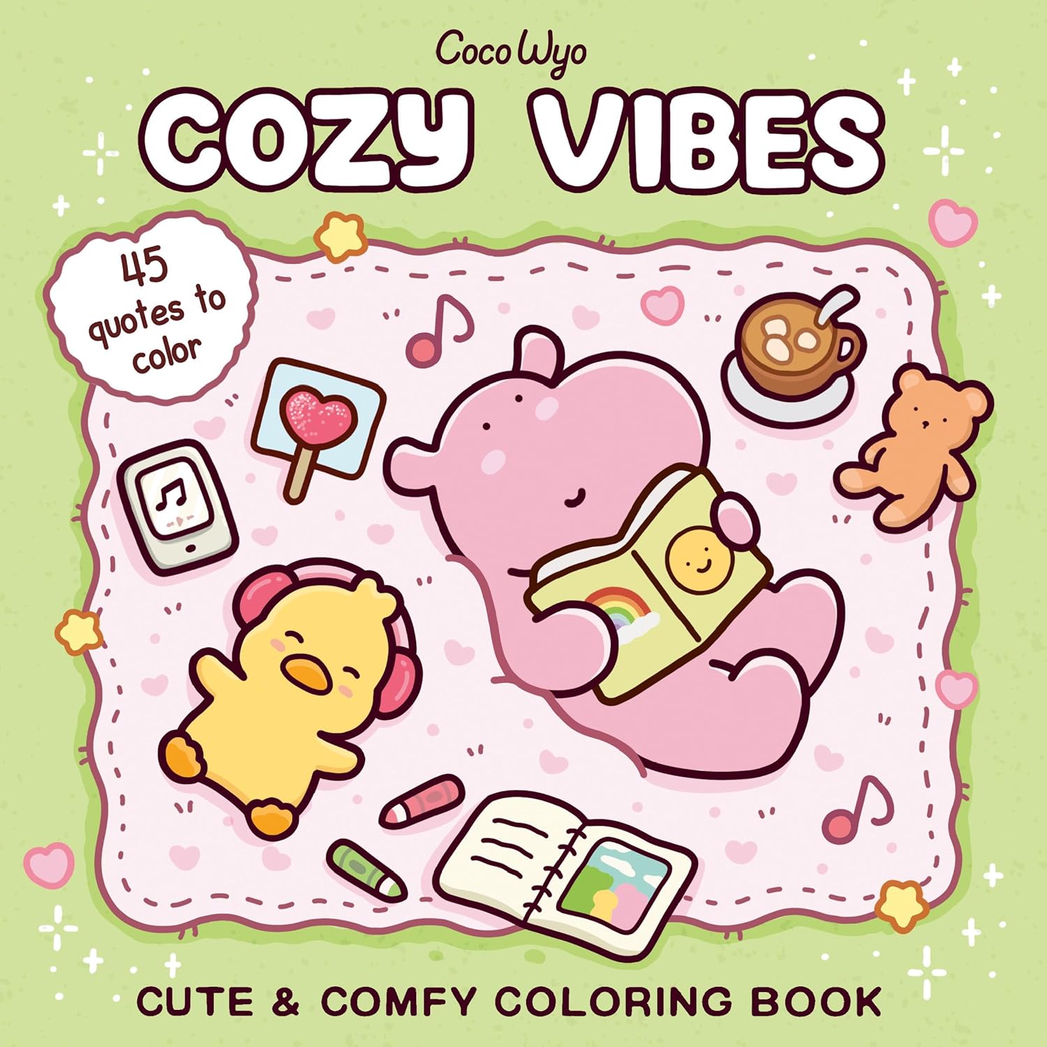 Cozy Vibes: Coloring Book For Adults And Kids by Wyo. Coco 20 9798217229246