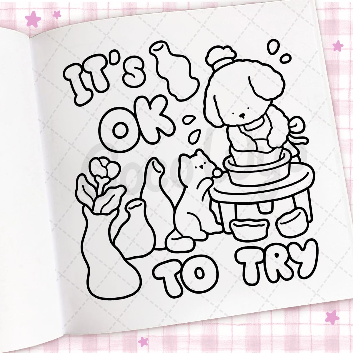 Cozy Vibes: Coloring Book For Adults And Kids by Wyo. Coco 20 9798217229246_3