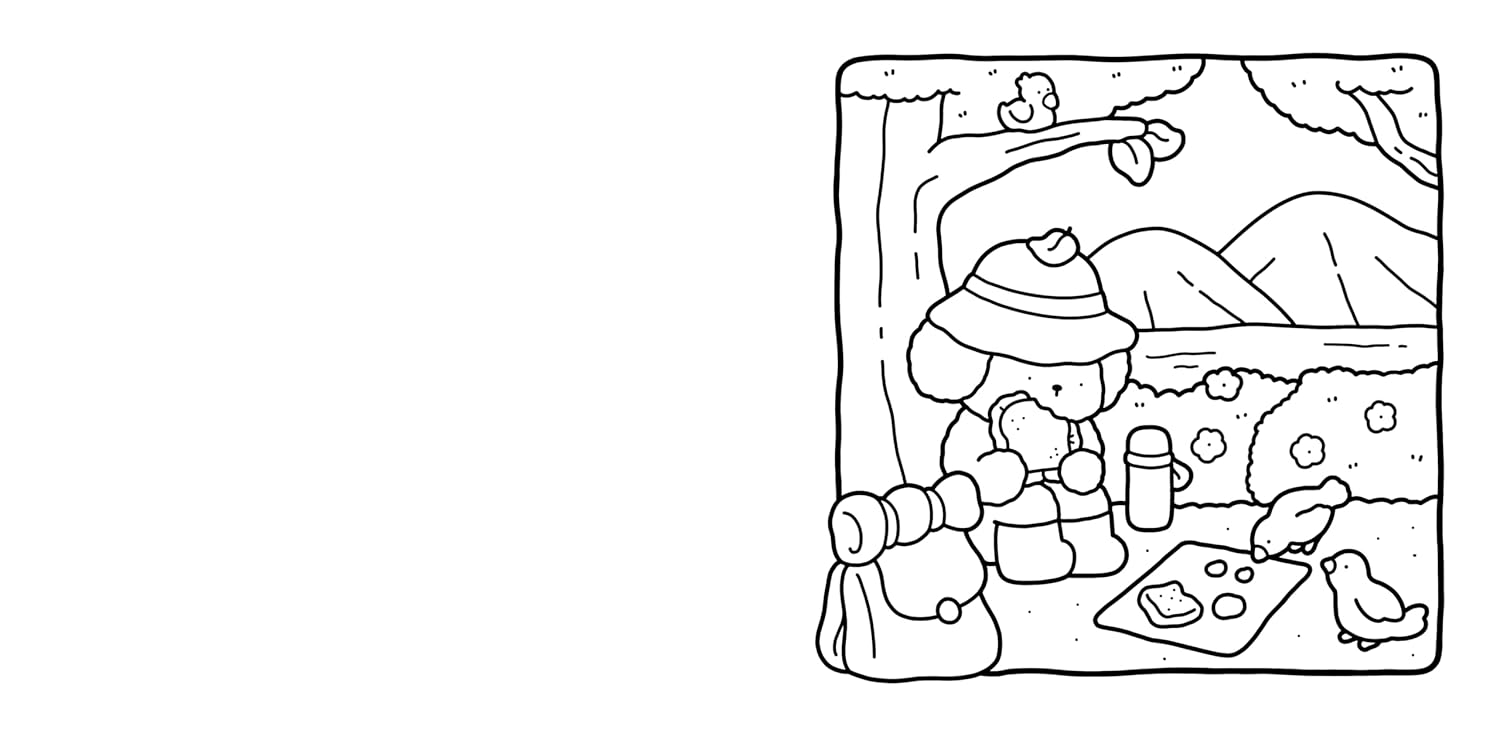 Cozy Days: Coloring Book For Adults And Kids by Wyo. Coco 20 9798217229253_3