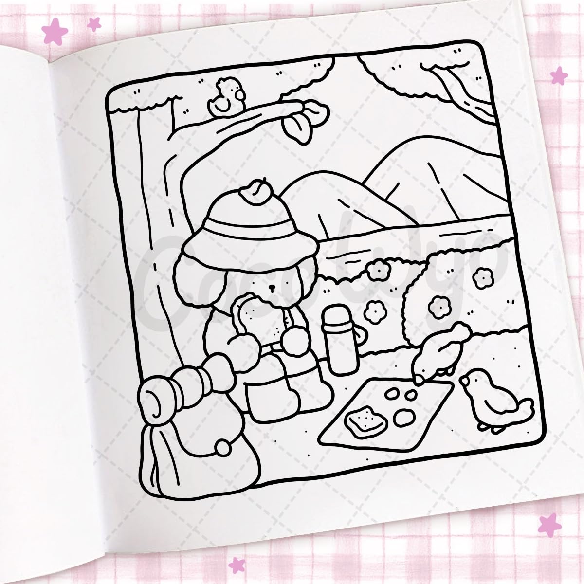 Cozy Days: Coloring Book For Adults And Kids by Wyo. Coco 20 9798217229253_6