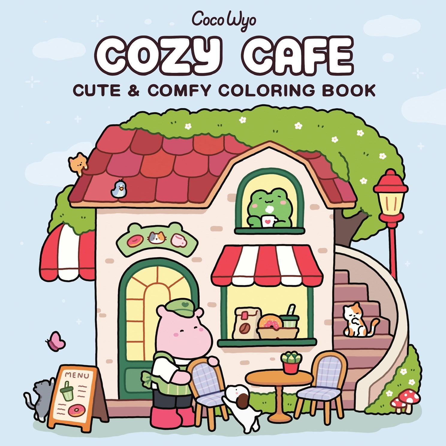 Cozy Cafe: Coloring Book for Adults and Kids by Wyo. Coco 20 9798217229284