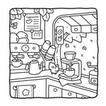 Cozy Cafe: Coloring Book for Adults and Kids by Wyo. Coco 20 9798217229284_3
