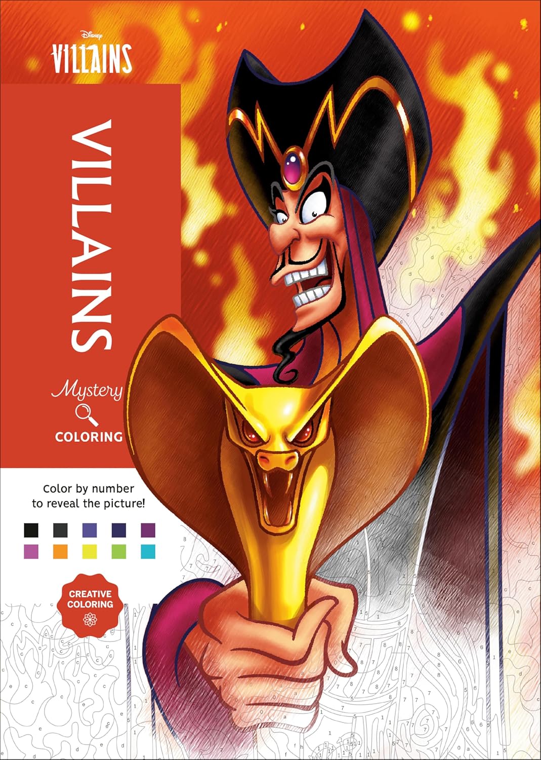 Villains: Disney Mystery Coloring (Color By Number) by Disney 20 9798217298143