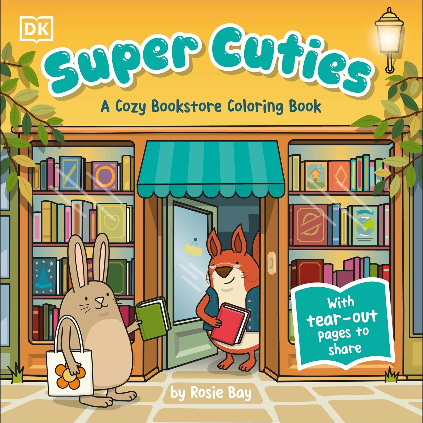 Super Cuties: A Cozy Bookstore Coloring Book by Bay. Rosie 20 9798217306046