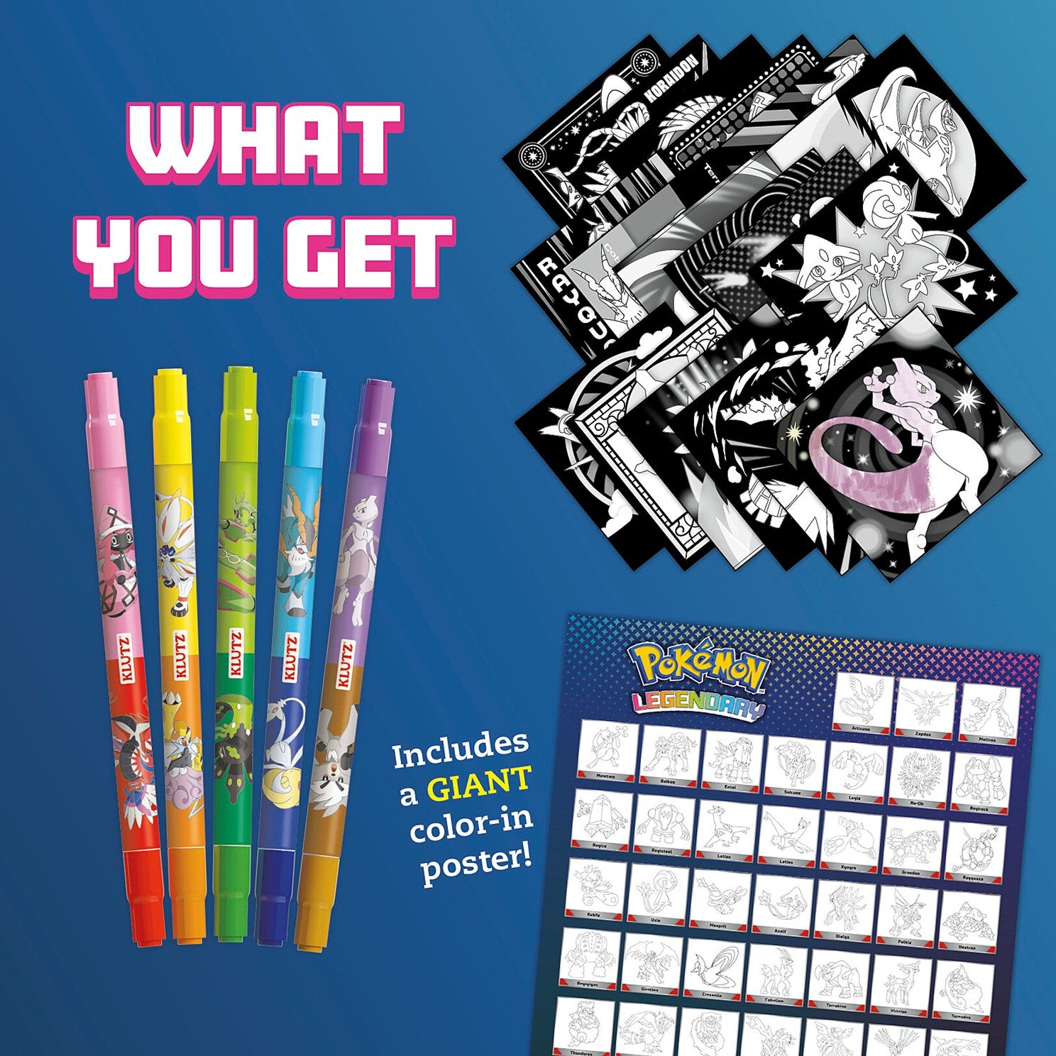 Pokemon Legendary Stained Glass from Klutz 20 9798225018573_1