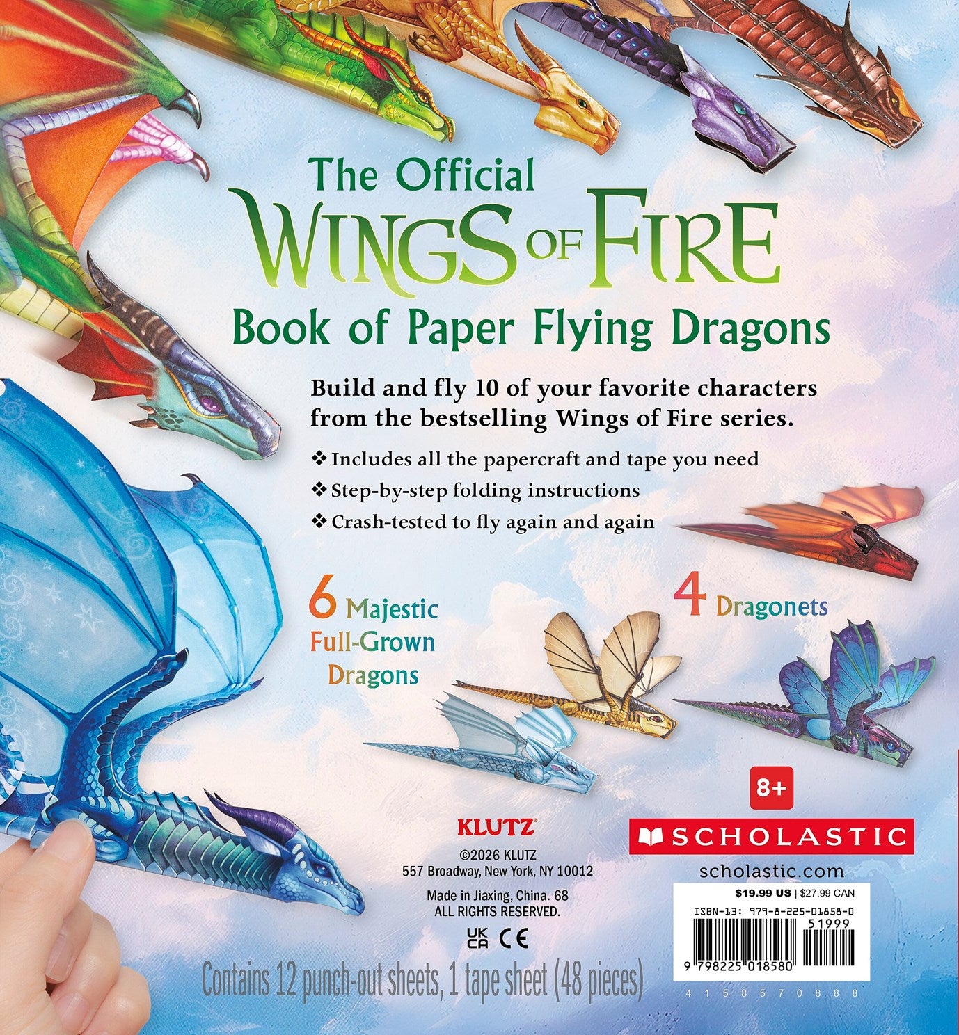 Wings of Fire Folded Flyers by Klutz 20 9798225018580_4