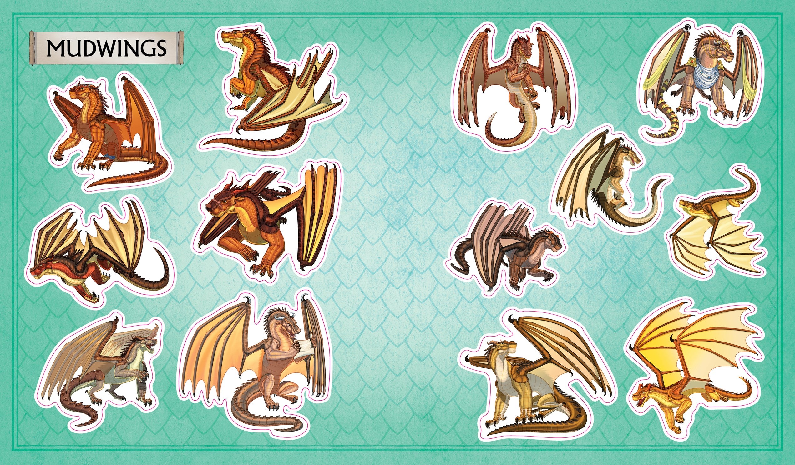 The Offical Wings of Fire Stickerpedia by Sutherland. Tui T. 20 9798225029449_1