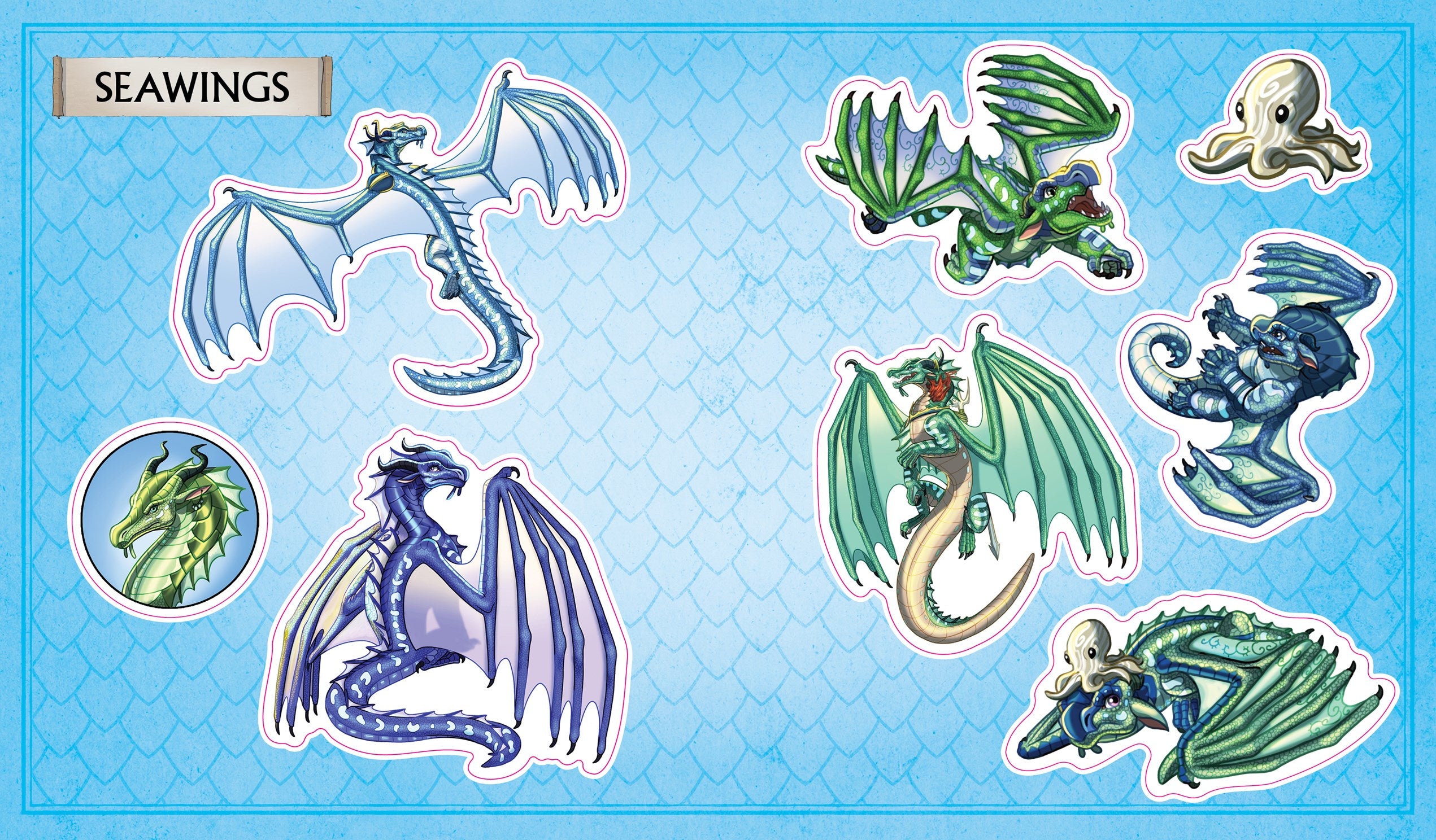 The Offical Wings of Fire Stickerpedia by Sutherland. Tui T. 20 9798225029449_2