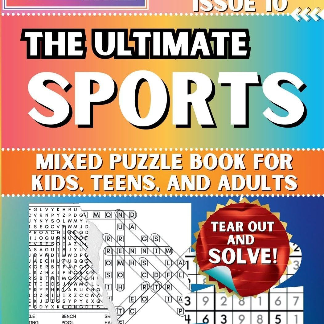 The Ultimate Sports Mixed Puzzles Book (Large Print) by Puzzlewhiz 20 9798330424801