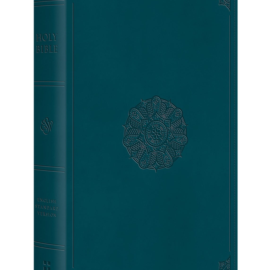 ESV Giant Print Thinline Bible, Red Letter (TruTone, Deep Teal, Emblem Design) from Crossways 20 9798874906306