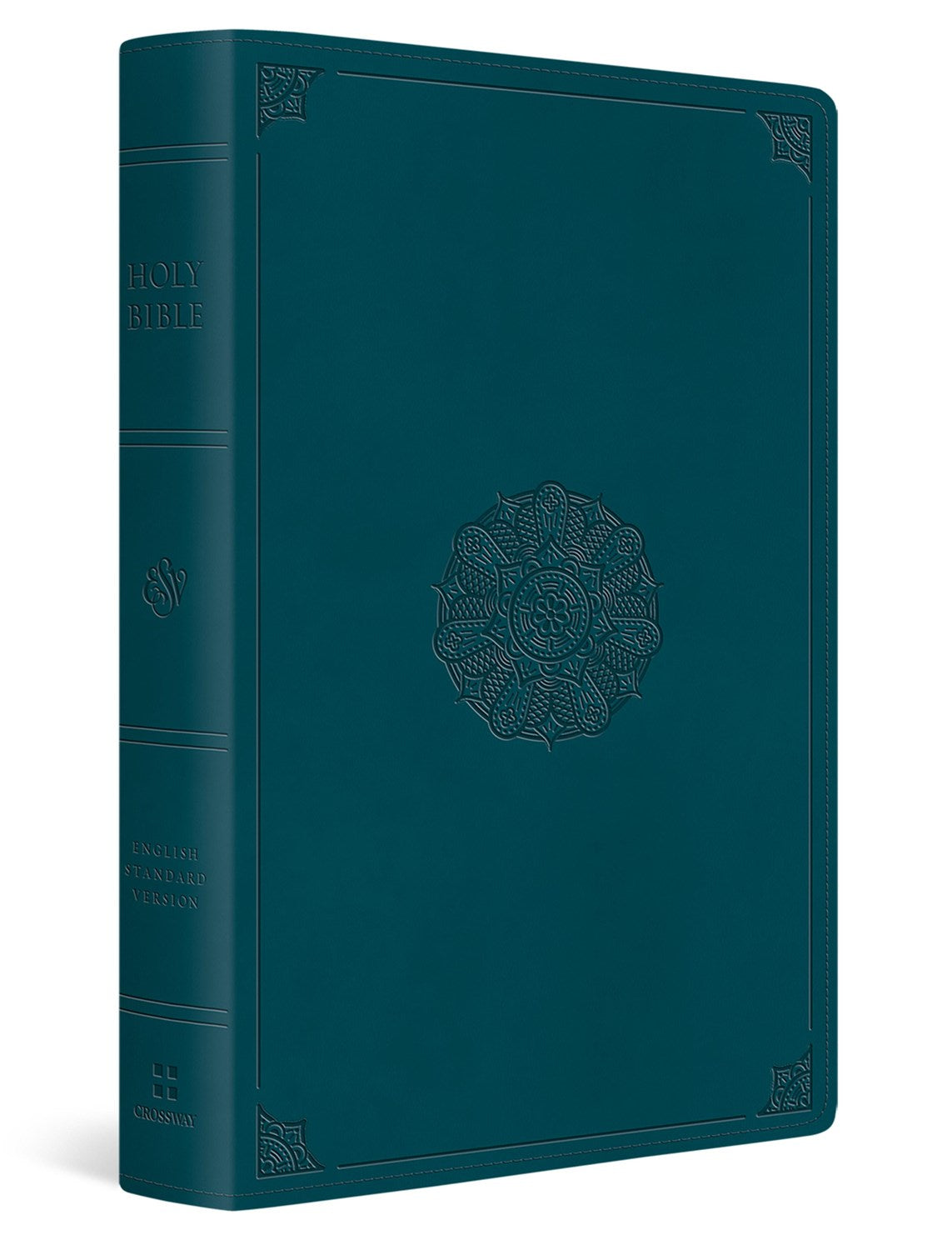 ESV Giant Print Thinline Bible, Red Letter (TruTone, Deep Teal, Emblem Design) from Crossways 20 9798874906306