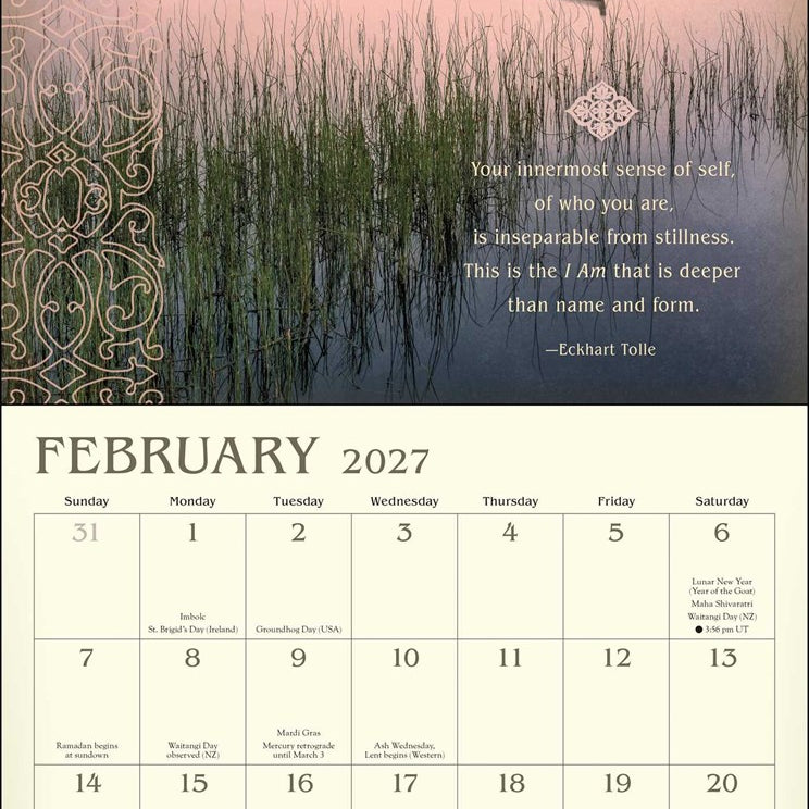 2027 Meditation Wall Calendar 12x12 20 9798881606442_1