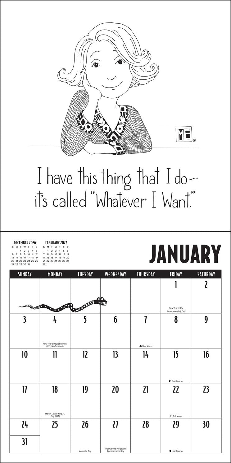 2027 Mary EngelDark Wall Calendar 12x12 20 9798881606558_1