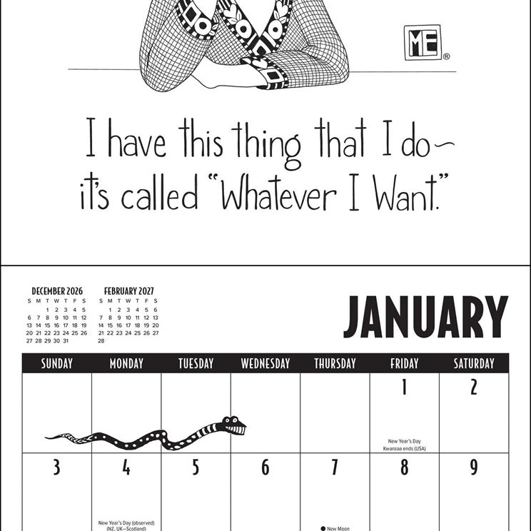 2027 Mary EngelDark Wall Calendar 12x12 20 9798881606558_1