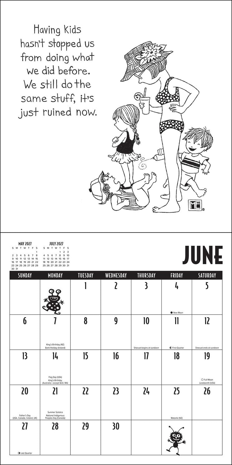 2027 Mary EngelDark Wall Calendar 12x12 20 9798881606558_2