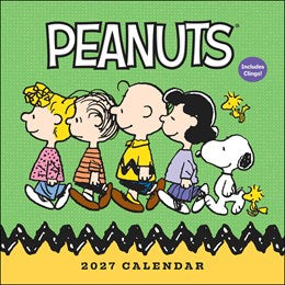2027 Peanuts Wall Calendar with Clings 12x12 20 9798881606800