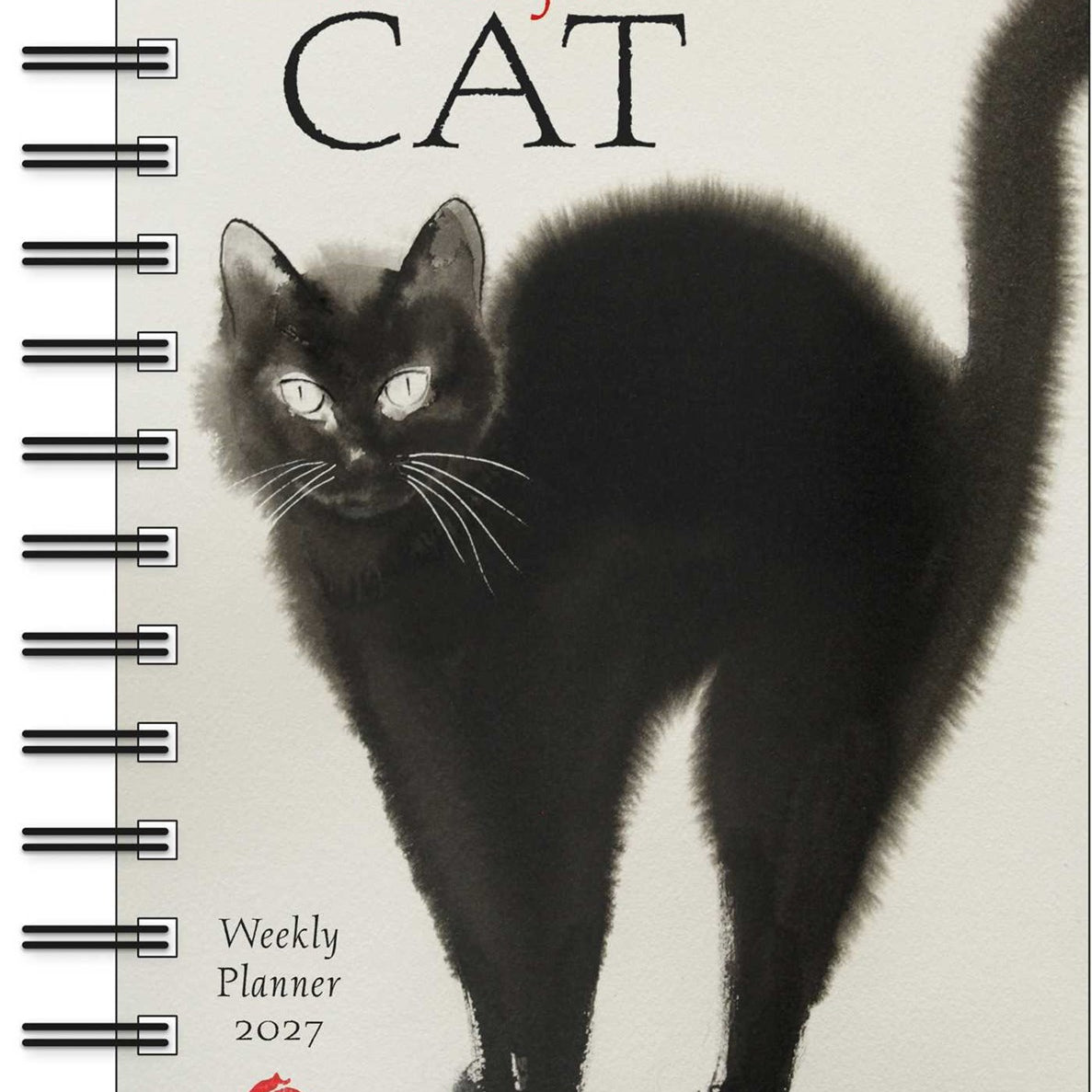2027 The Artful Cat Weekly Planner Calendar 20 9798881607050