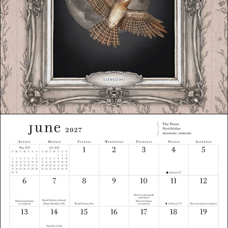 2027 Ornithography Wall Calendar 12x12 20 9798881607586_1