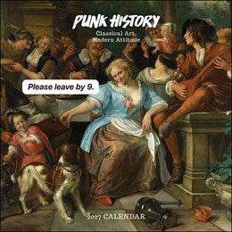 2027 Punk History Wall Calendar 12x12 20 9798881607739