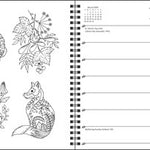 2027 Johanna Basford Weekly Coloring Planner Engagement Calendar 20 9798881607838_2