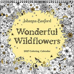 2027 Johanna Basford Wonderful Wildflowers Coloring Wall Calendar 12x12 20 9798881607845