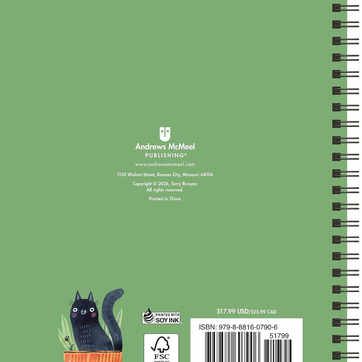 2027 Feline Monthly/Weekly Planner Calendar 20 9798881607906_1