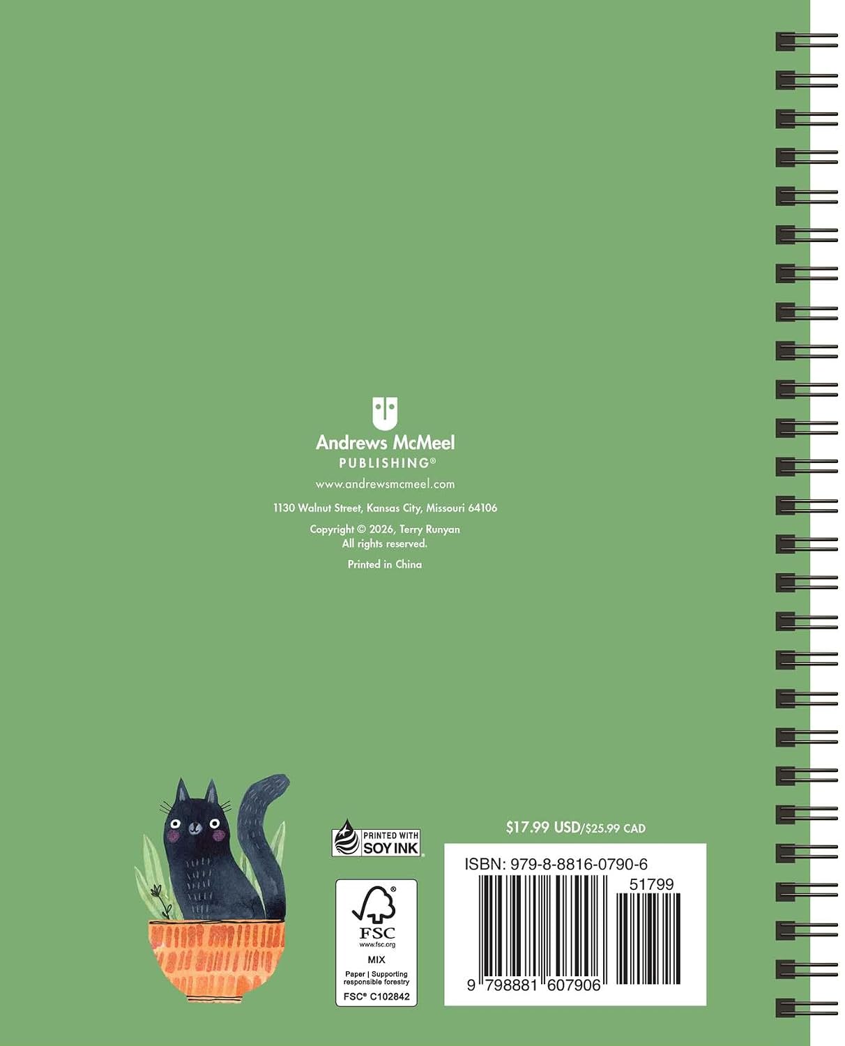 2027 Feline Monthly/Weekly Planner Calendar 20 9798881607906_1
