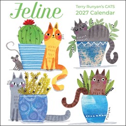 2027 Feline Wall Calendar 12x12 20 9798881607913