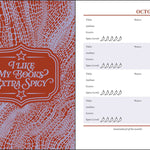2026-2027 Spicy Book Club 16-Month Weekly/Monthly Planner Engagement Calendar 20 9798881608088_1