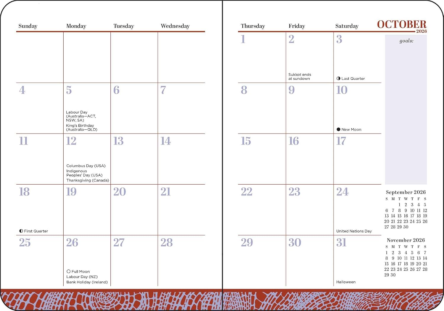 2026-2027 Spicy Book Club 16-Month Weekly/Monthly Planner Engagement Calendar 20 9798881608088_3