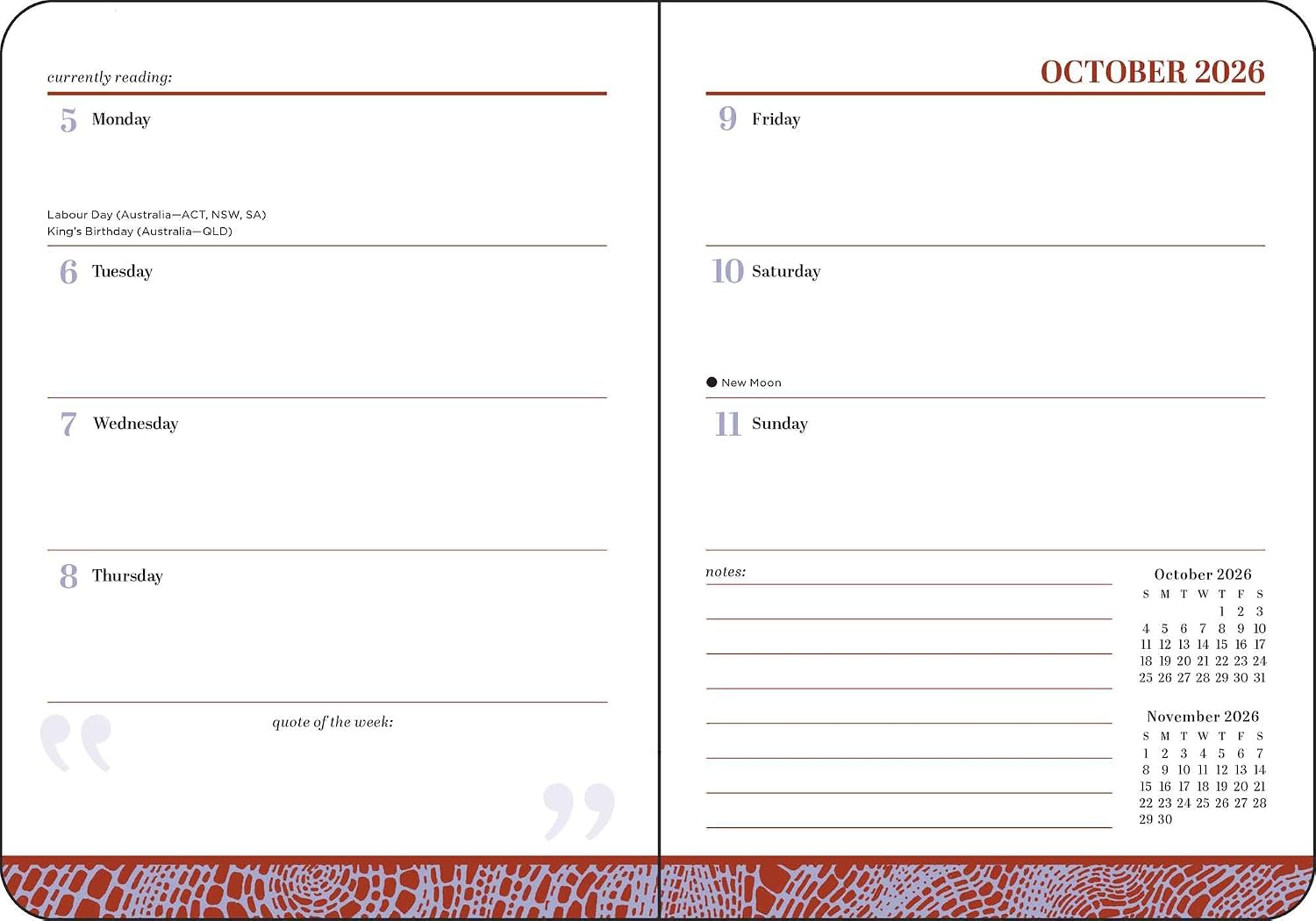 2026-2027 Spicy Book Club 16-Month Weekly/Monthly Planner Engagement Calendar 20 9798881608088_4