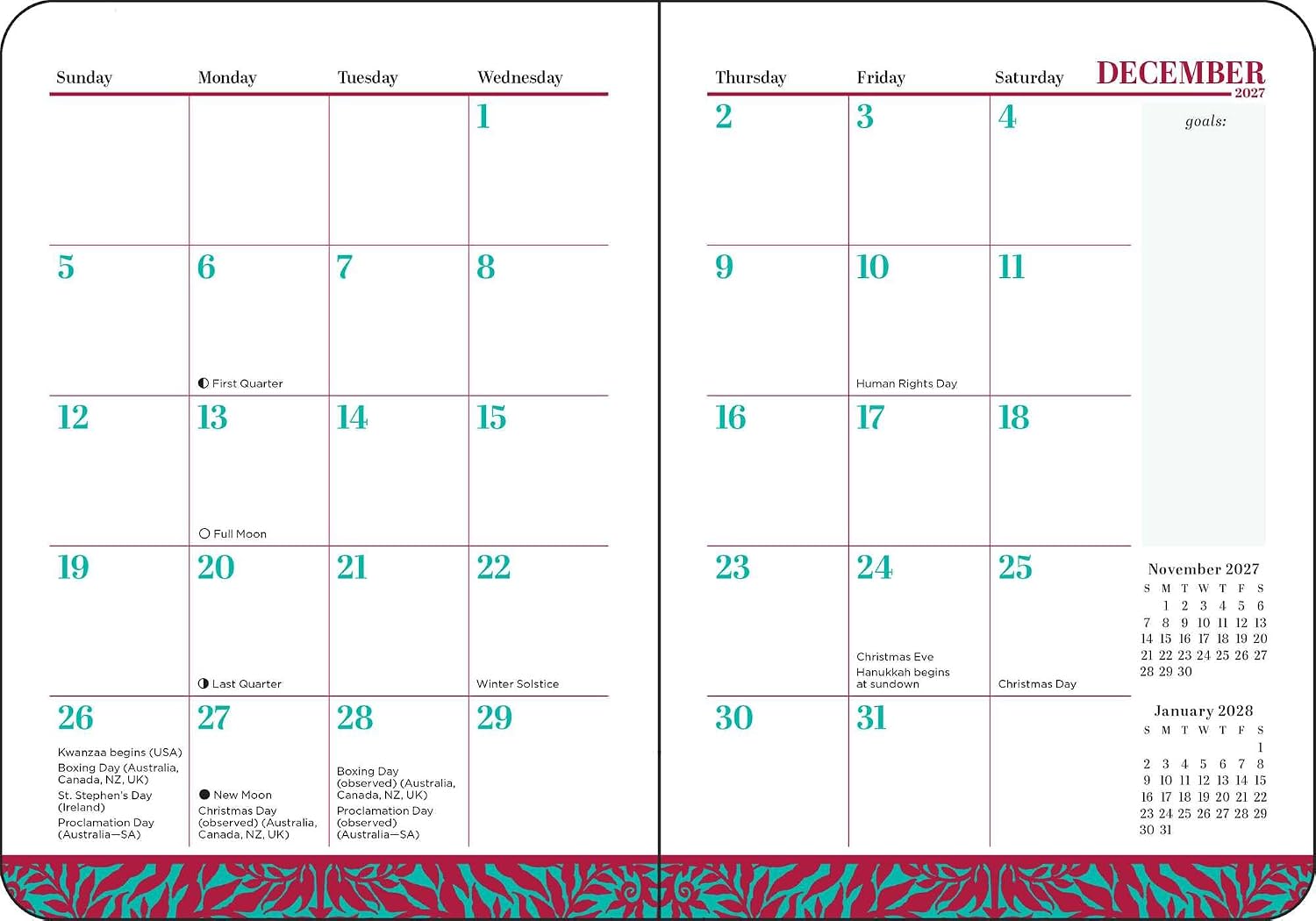 2026-2027 Spicy Book Club 16-Month Weekly/Monthly Planner Engagement Calendar 20 9798881608088_6
