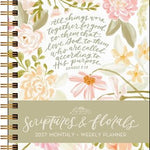 2027 Scriptures and Florals Weekly/Monthly Planner Calendar 7x9 20 9798881608347