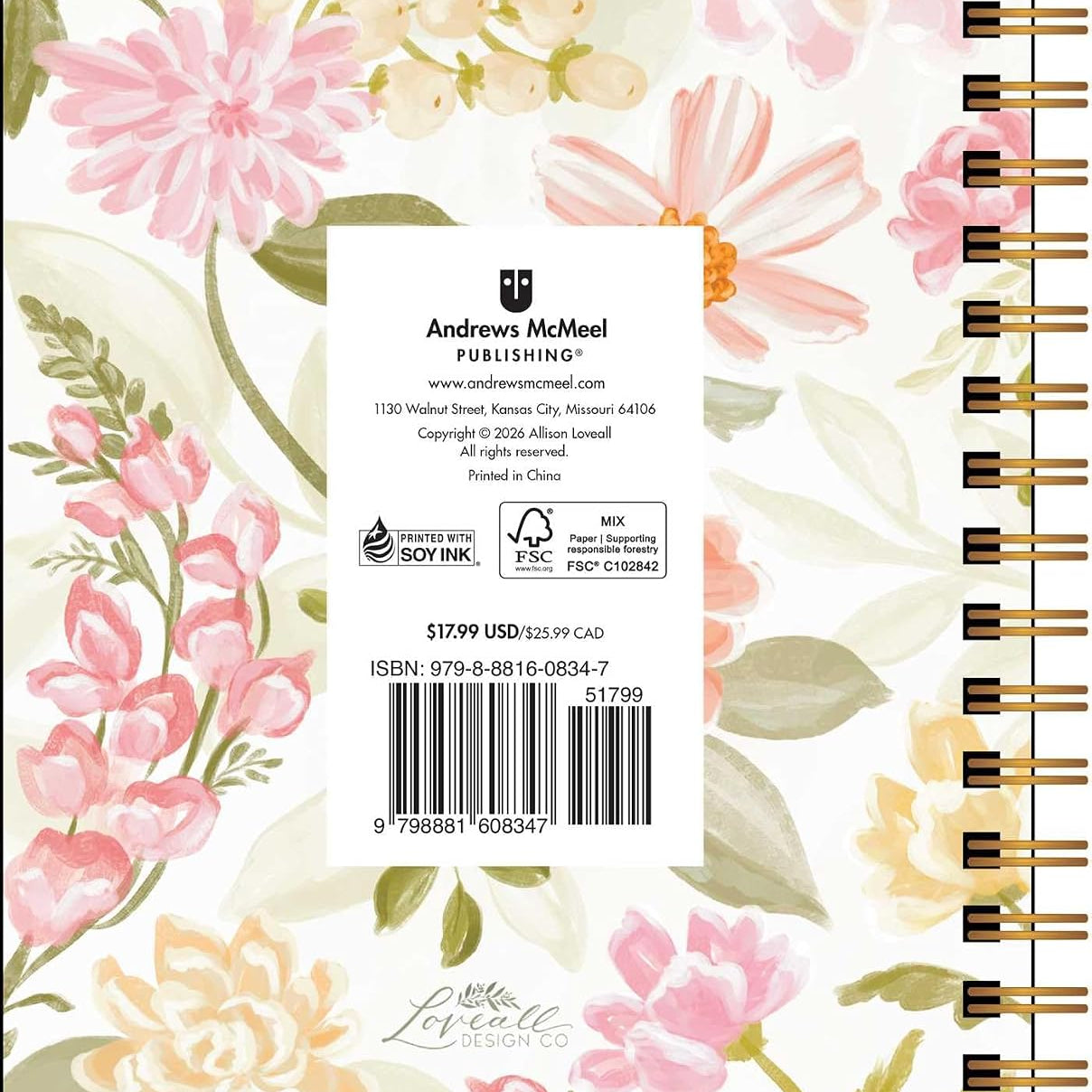 2027 Scriptures and Florals Weekly/Monthly Planner Calendar 7x9 20 9798881608347_1