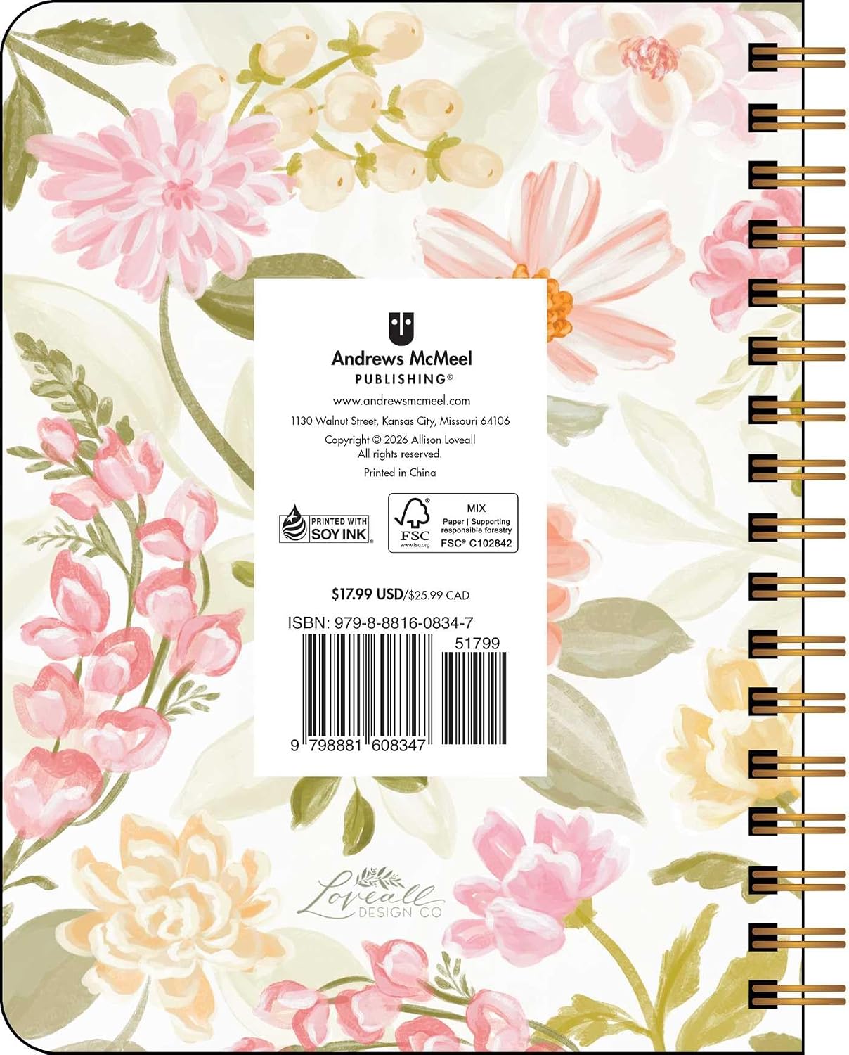 2027 Scriptures and Florals Weekly/Monthly Planner Calendar 7x9 20 9798881608347_1