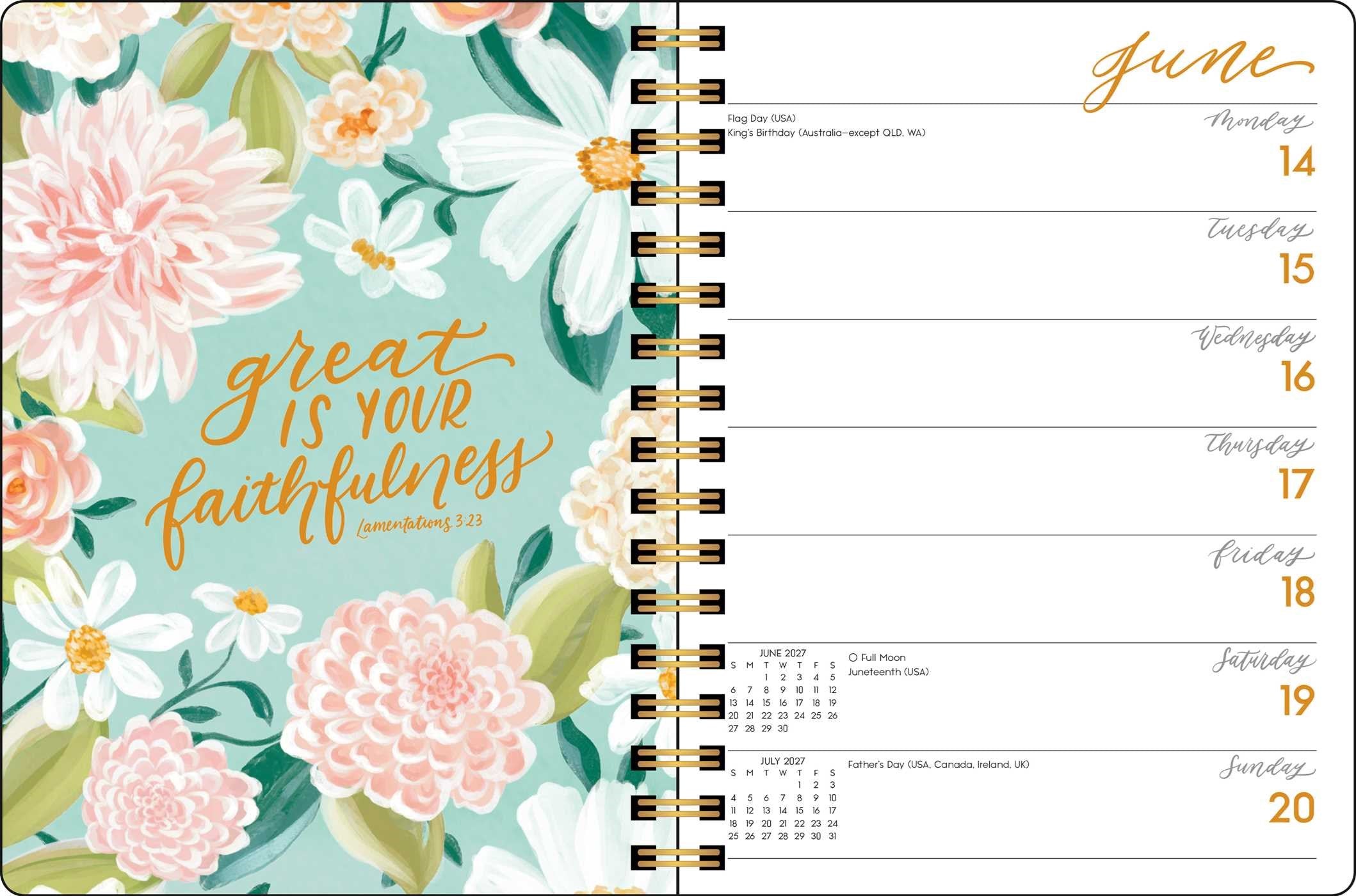 2027 Scriptures and Florals Weekly/Monthly Planner Calendar 7x9 20 9798881608347_3