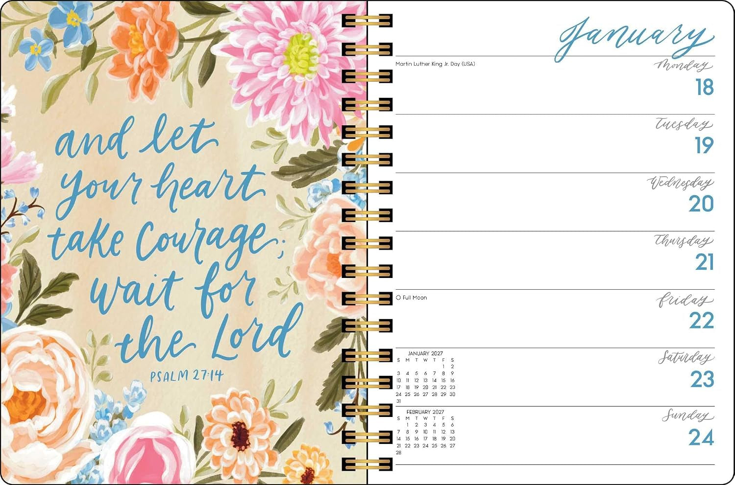 2027 Scriptures and Florals Weekly/Monthly Planner Calendar 7x9 20 9798881608347_4