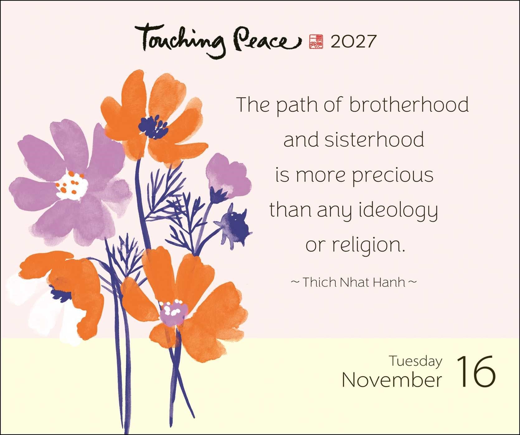 2027 Thich Nhat Hanh Day-to-Day Boxed Calendar 20 9798881608392_4