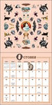 2027 The Antiquarian Sticker Book Wall Calendar with stickers 12x12 20 9798881608613_1