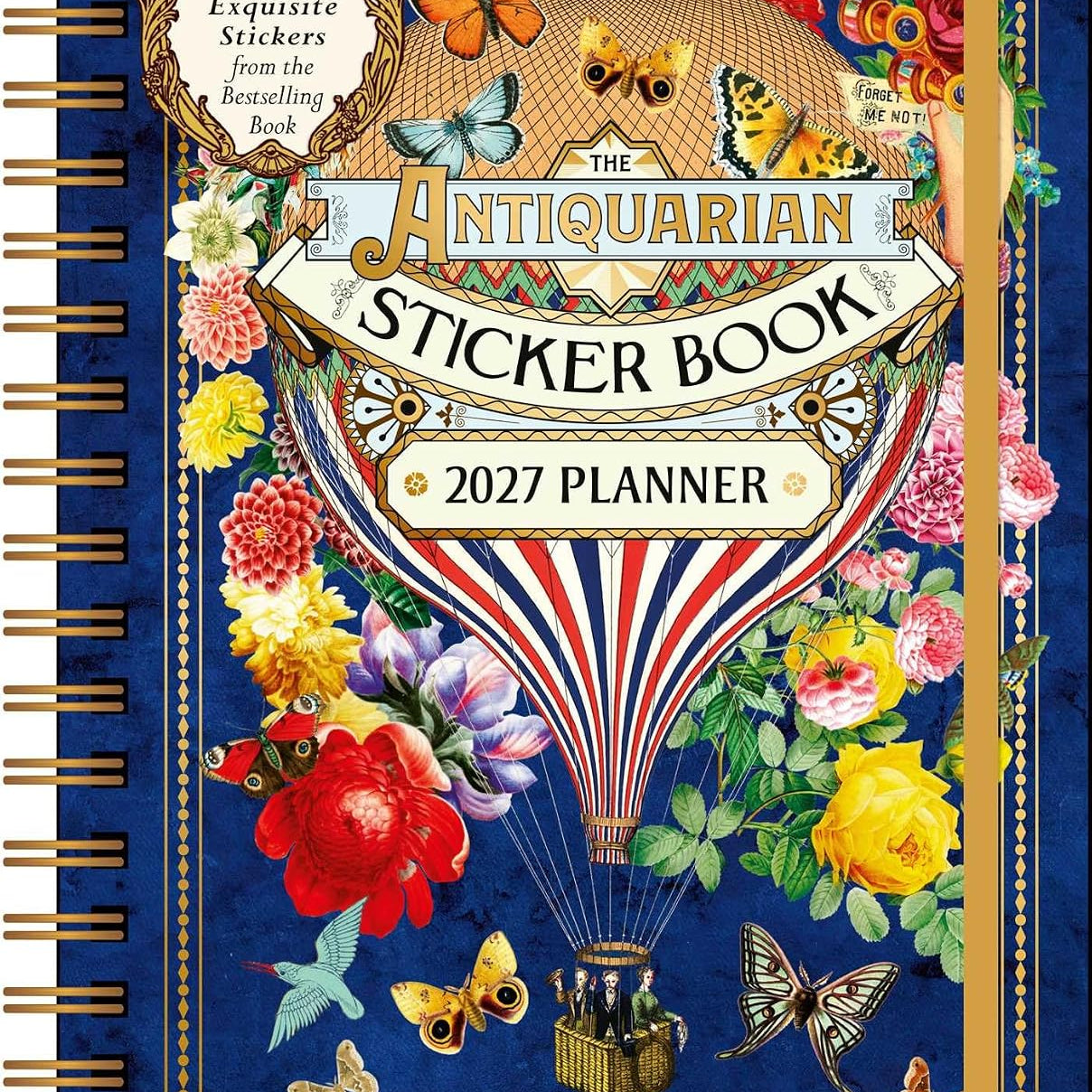 2027 The Antiquarian Sticker Book Monthly/Weekly Planner Calendar w/ sticker 7X9 20 9798881608620